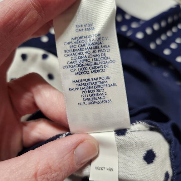 Ralph Lauren Chaps Women's Plus 1X 3/4 Sleeve Sweater Preppy Nautical Beachy - Picture 10 of 10